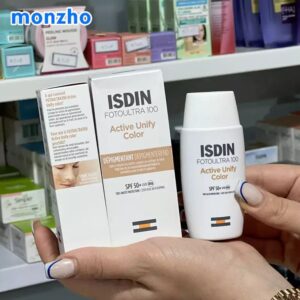 ضد آفتاب اکتیو یونیفای ایزدین رنگی ISDIN active unify color SPF50