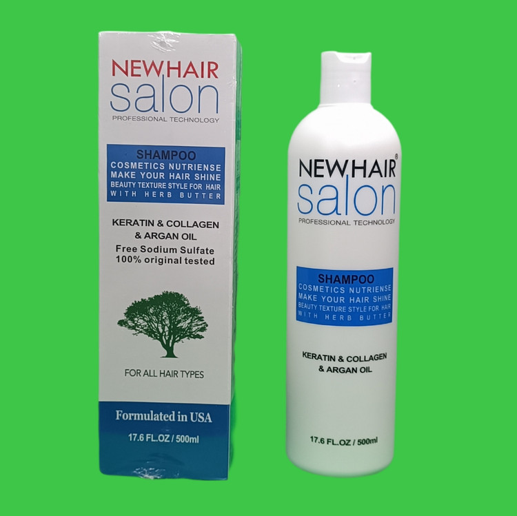 شامپو کراتین نیو هیر سالن ۵۰۰ میل New hair salon 500 ml نیو هیر